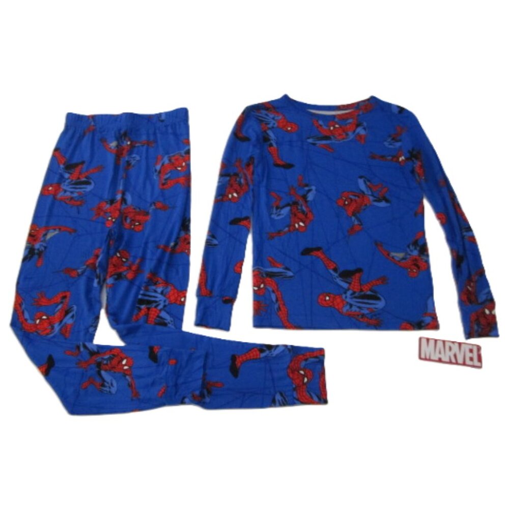 Spider Man Marvel Pajamas & Gift Bag size 8 NEW